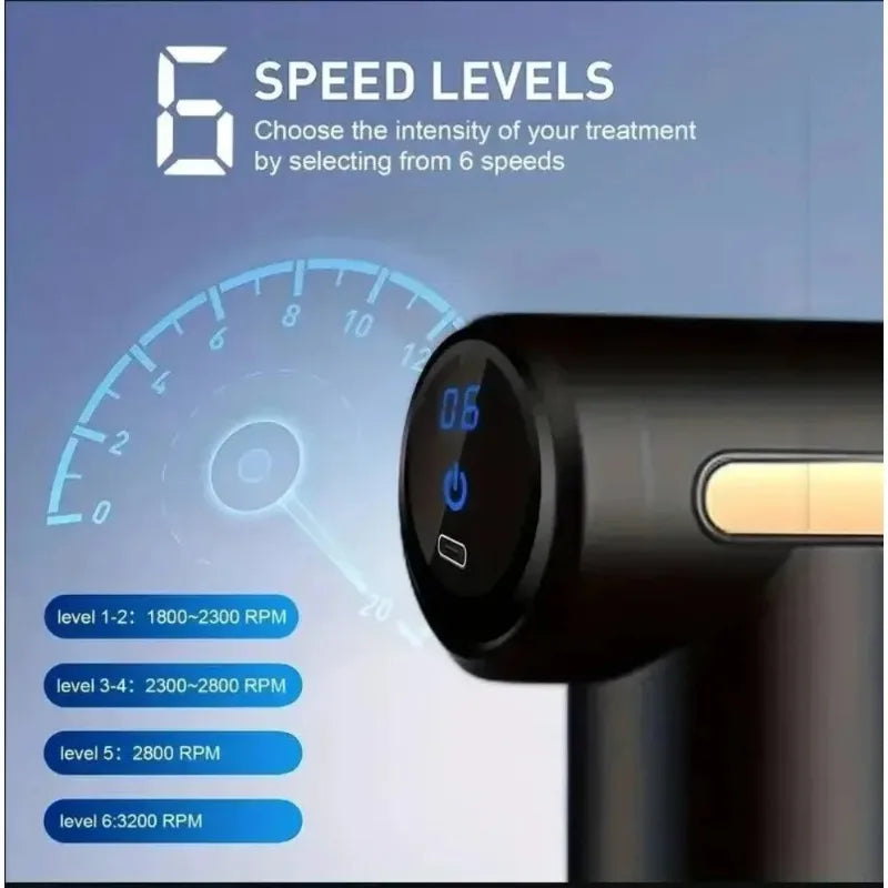 BETTER RECOVERY Mini Massage Gun for Back, Neck, Shoulder, Pain Relief Daily Relaxation