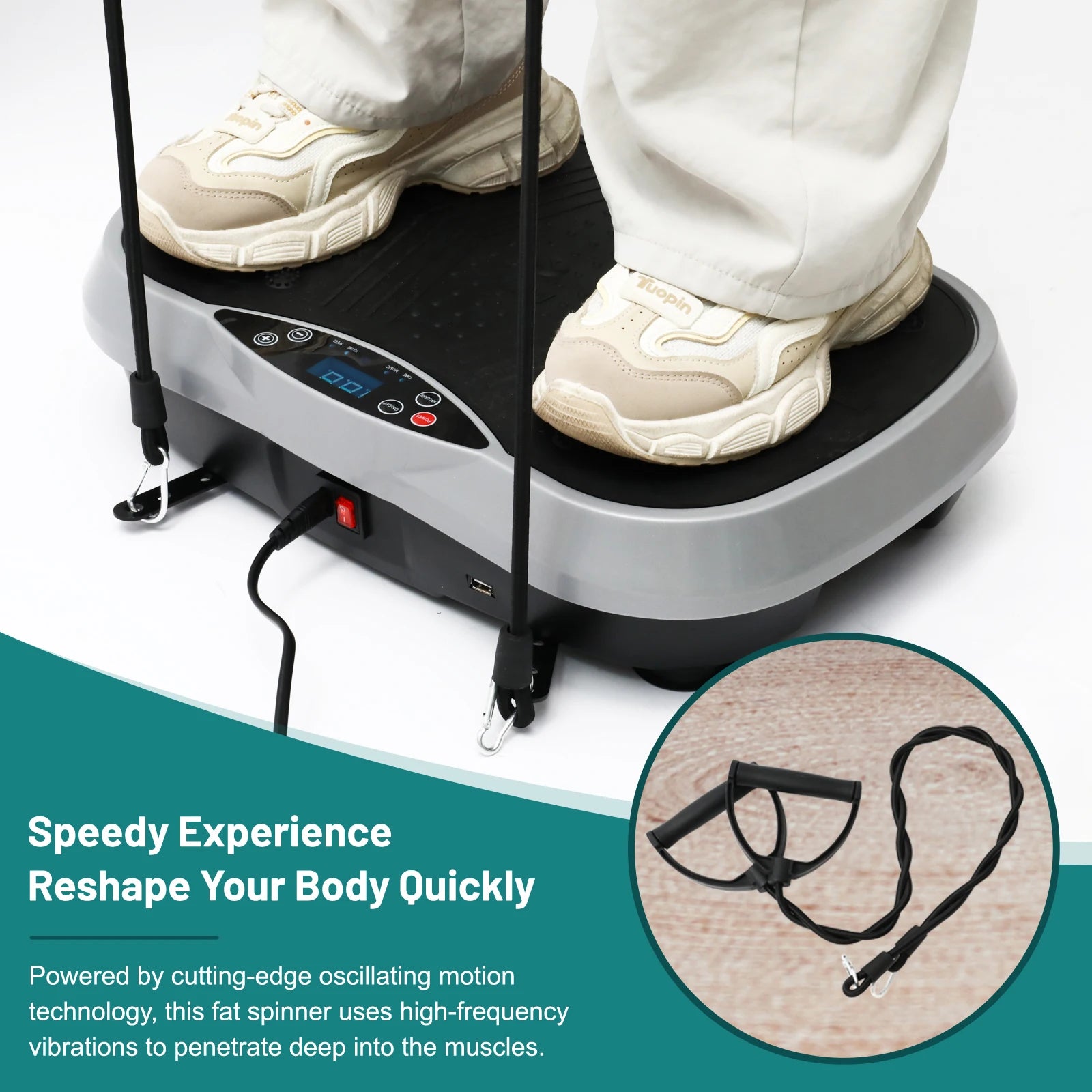 BETTER MOVEMENT Vibration Plate Exercise Machine Fat-Burning Home Fitness Shaping Whole Body Workout