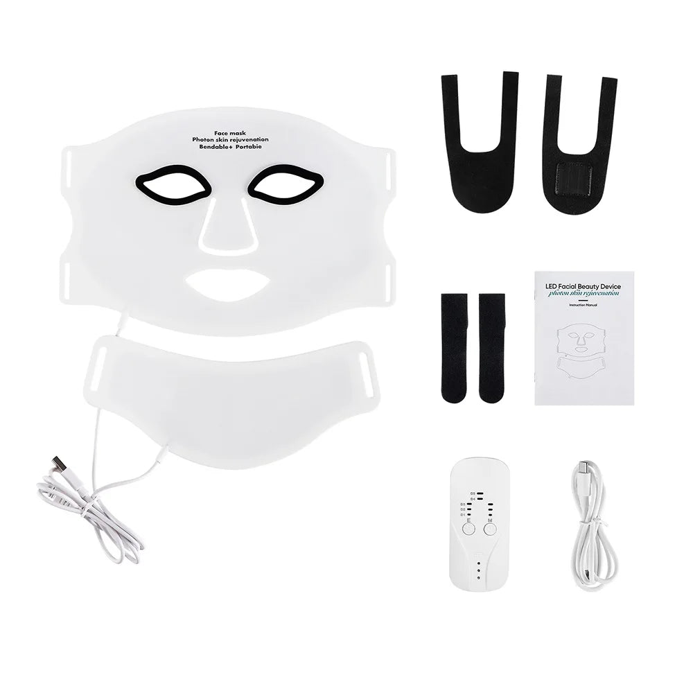 BETTER SKIN Silicone LED Mask Face and Neck 7 Colors